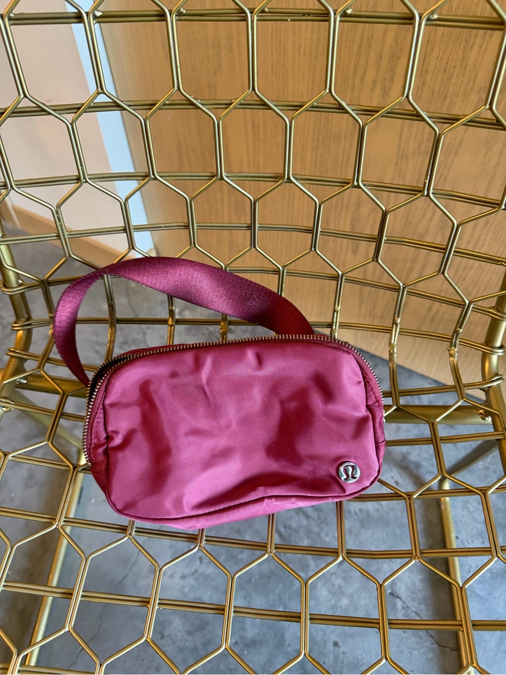 lululemon maroon Belt Bag - Lightweight Everyday Crossbody